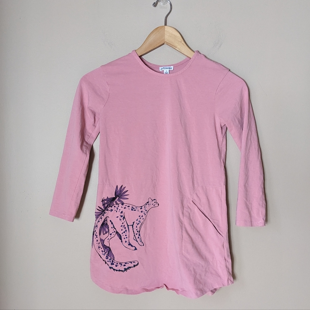 Art and Eden long sleeved Organic Cotton Blend Dress size 8